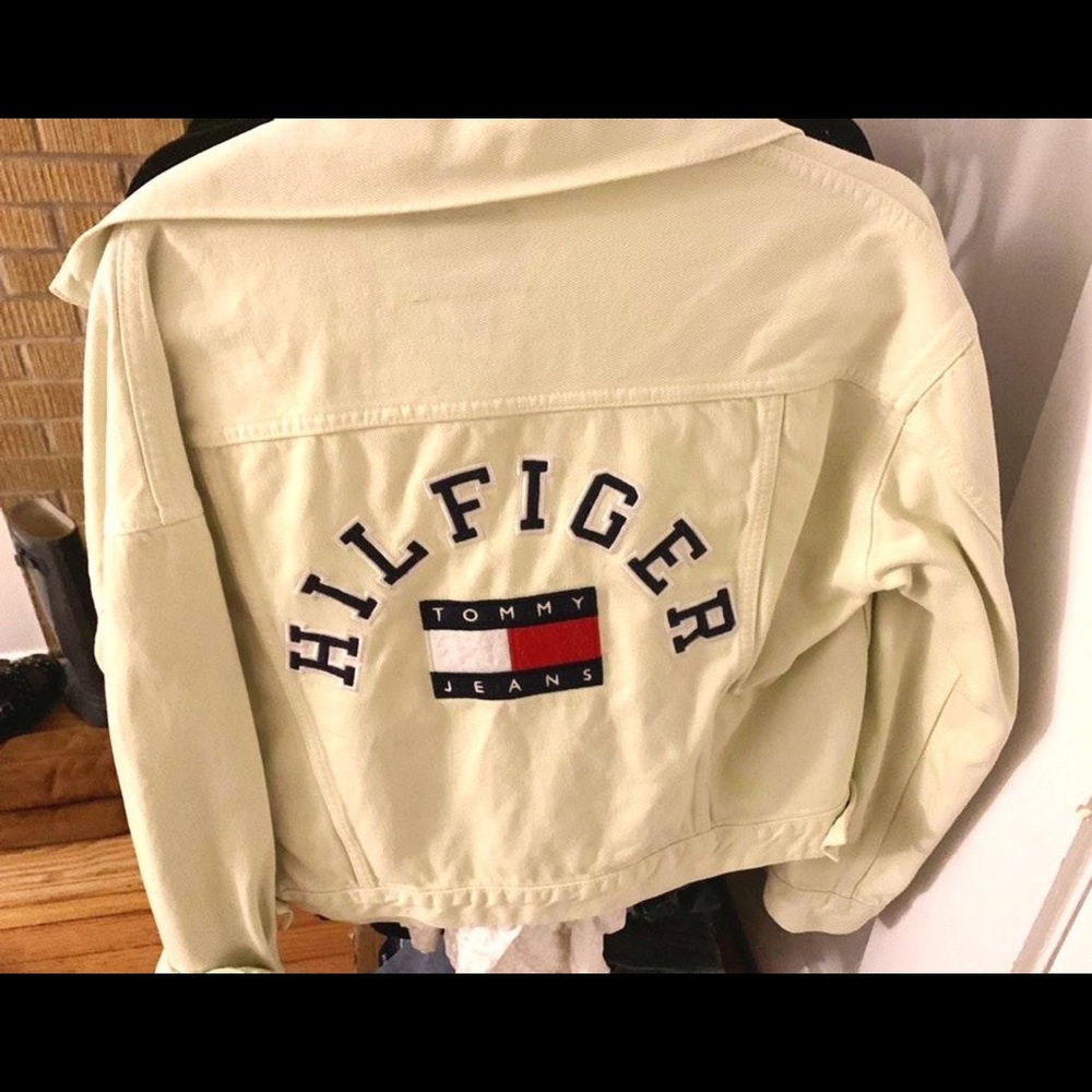 Pale yellow Tommy Hilfiger Jean Jacket